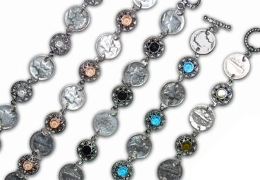 Mercury Dime Beaded Bracelet